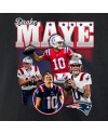 Drake Maye New England Patriots Notorious T-Shirt – Schwarz
