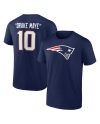 Drake Maye New England Patriots Spitzname T-Shirt – Marineblau