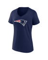 Drake Maye New England Patriots Spitzname-T-Shirt für Damen mit V-Ausschnitt – Marineblau