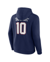 Drake Maye New England Patriots Spitzname Kapuzenpullover – Marineblau