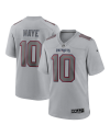 Drake Maye New England Patriots Nike Atmosphere Fashion Spieler Trikot – Grau