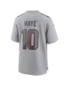 Drake Maye New England Patriots Nike Atmosphere Fashion Spieler Trikot – Grau