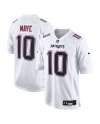 Drake Maye New England Patriots Nike Spieler Trikot – Tundra White