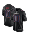 Drake Maye New England Patriots Nike Fashion Game-Trikot – Carbon Black