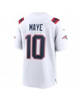 Drake Maye New England Patriots Nike Spieler-Spieler Trikot – Weiß