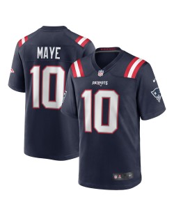 Drake Maye New England Patriots Nike Spieler-Spieler Trikot – Marineblau