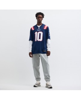 Drake Maye New England Patriots Nike Spieler-Spieler Trikot – Marineblau