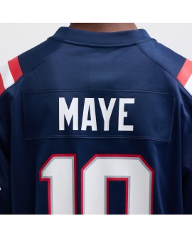 Drake Maye New England Patriots Nike Spieler-Spieler Trikot – Marineblau