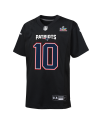 Drake Maye New England Patriots Nike Super Bowl LX Patch Carbon Fashion-Spieler Trikot für Jugendliche – Schwarz