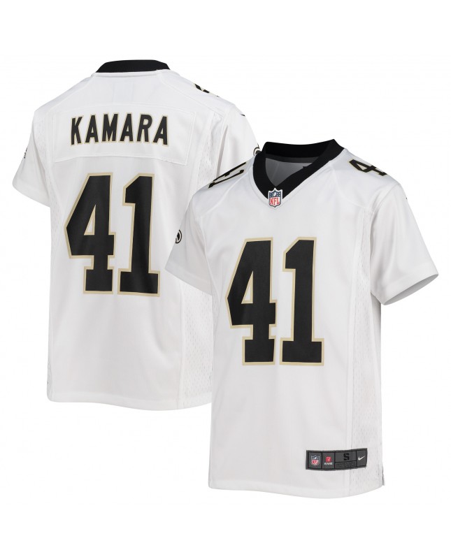 Alvin Kamara New Orleans Saints Nike Jugend-Spieler Trikot – Weiß