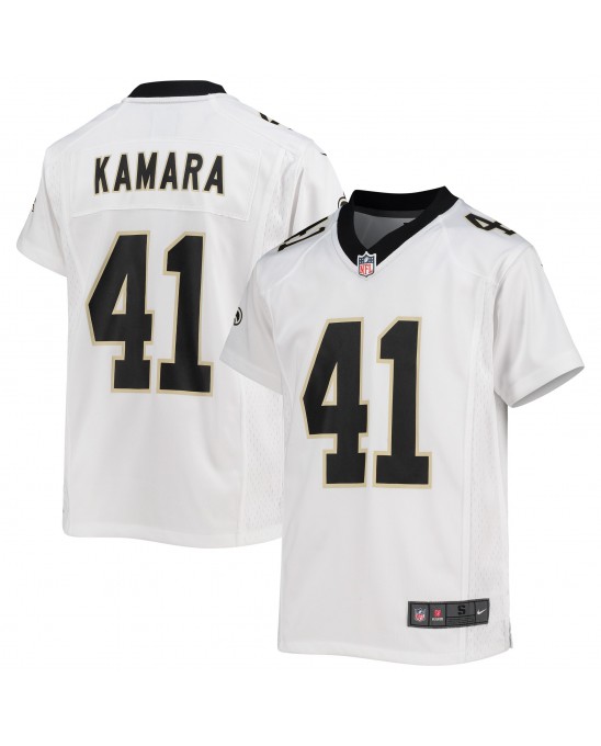 Alvin Kamara New Orleans Saints Nike Jugend-Spieler Trikot – Weiß