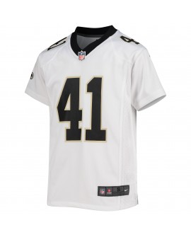 Alvin Kamara New Orleans Saints Nike Jugend-Spieler Trikot – Weiß