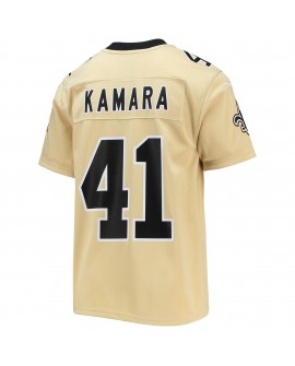 Alvin Kamara New Orleans Saints Nike Inverted Team-Spieler Trikot für Jugendliche – Gold