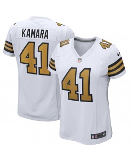 Alvin Kamara New Orleans Saints Nike AlternateSpiele-Trikot für Damen – Weiß
