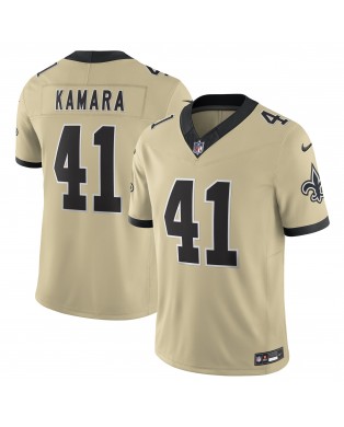 Alvin Kamara New Orleans Saints Nike Gameday Golds Alternate Vapor F.U.S.E. Limitiertes Trikot – Gold
