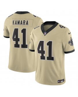 Alvin Kamara New Orleans Saints Nike Gameday Golds Alternate Vapor F.U.S.E. Limitiertes Trikot – Gold