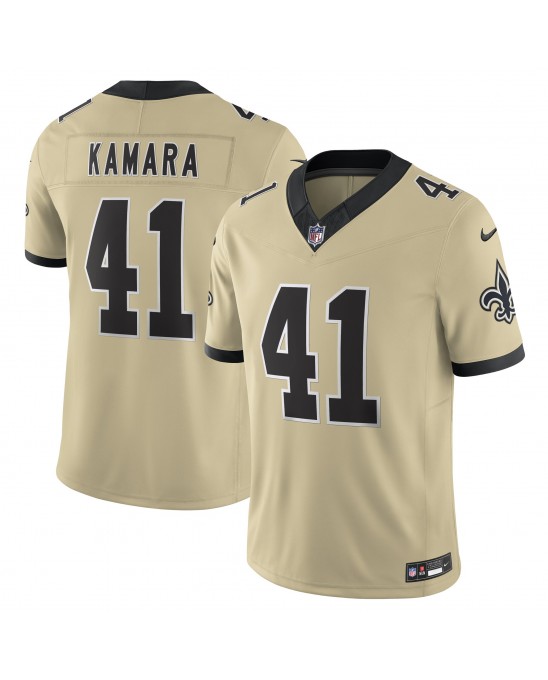 Alvin Kamara New Orleans Saints Nike Gameday Golds Alternate Vapor F.U.S.E. Limitiertes Trikot – Gold