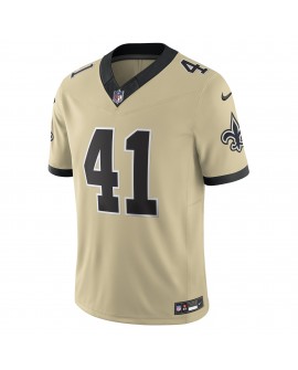 Alvin Kamara New Orleans Saints Nike Gameday Golds Alternate Vapor F.U.S.E. Limitiertes Trikot – Gold