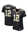 Chris Olave New Orleans Saints Nike Spiele-Trikot für Damen – Schwarz