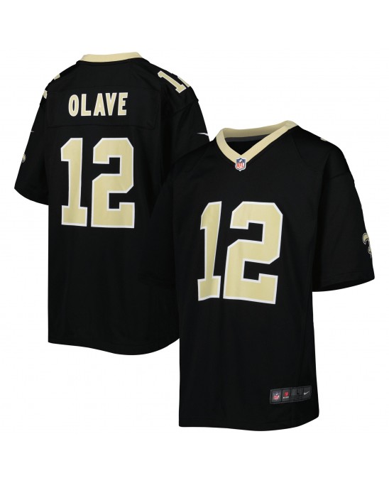 Chris Olave New Orleans Saints Nike Jugend-Spieler Trikot – Schwarz