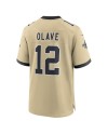 Chris Olave New Orleans Saints Nike Gameday Golds AlternateSpielertrikot – Gold