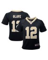 Chris Olave New Orleans Saints Nike Spieler Trikot für Kleinkinder – Schwarz