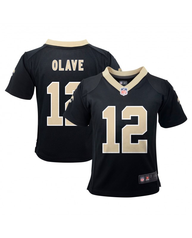 Chris Olave New Orleans Saints Nike Spieler Trikot für Kleinkinder – Schwarz