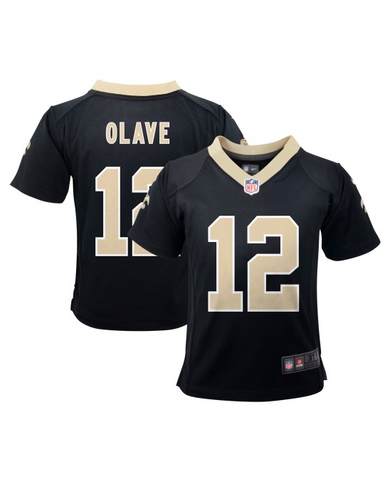 Chris Olave New Orleans Saints Nike Spieler Trikot für Kleinkinder – Schwarz