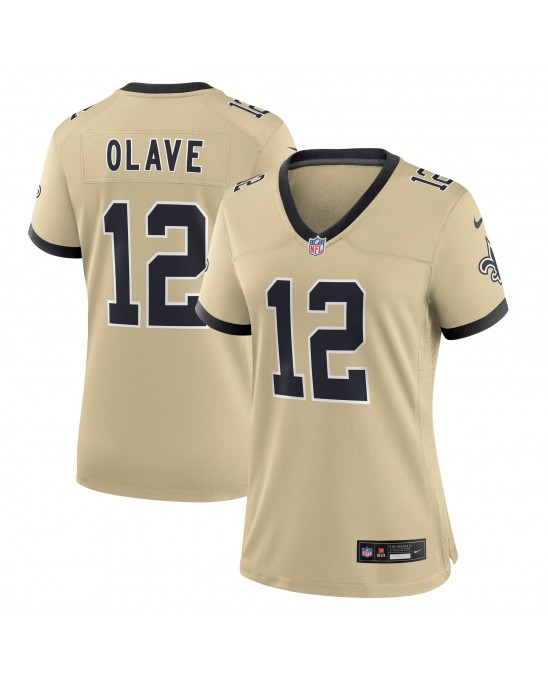 Chris Olave New Orleans Saints Nike Gameday Golds AlternateSpiele-Trikot für Damen – Gold