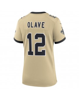 Chris Olave New Orleans Saints Nike Gameday Golds AlternateSpiele-Trikot für Damen – Gold