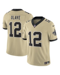 Chris Olave New Orleans Saints Nike Gameday Golds Alternate Vapor F.U.S.E. Limitiertes Trikot – Gold