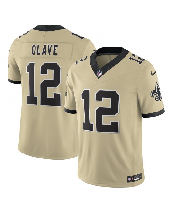 Chris Olave New Orleans Saints Nike Gameday Golds Alternate Vapor F.U.S.E. Limitiertes Trikot – Gold