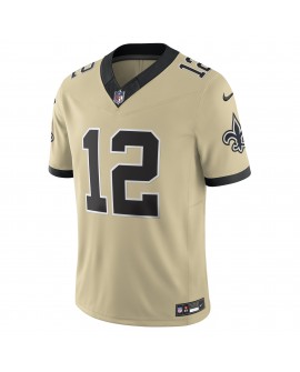 Chris Olave New Orleans Saints Nike Gameday Golds Alternate Vapor F.U.S.E. Limitiertes Trikot – Gold