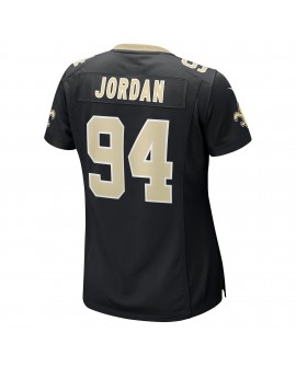 Cameron Jordan New Orleans Saints Nike Damen-Team-Spieler Trikot – Schwarz