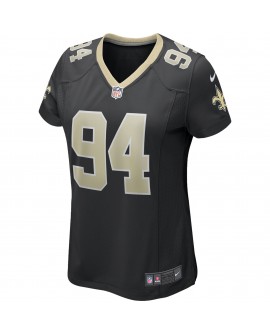 Cameron Jordan New Orleans Saints Nike Damen-Spieler Trikot – Schwarz