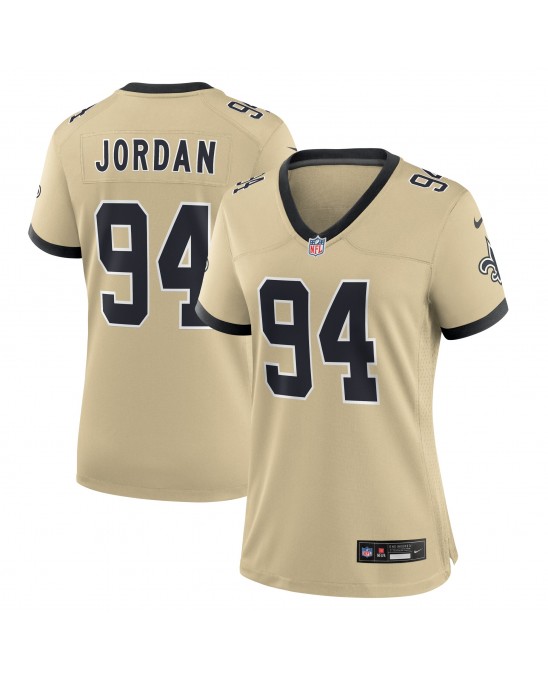 Cameron Jordan New Orleans Saints Nike Gameday Golds AlternateSpiele-Trikot für Damen – Gold