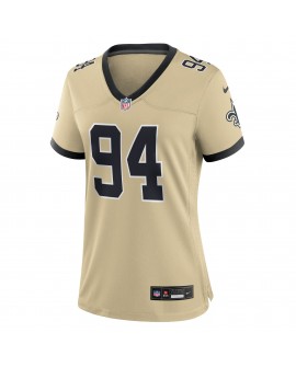 Cameron Jordan New Orleans Saints Nike Gameday Golds AlternateSpiele-Trikot für Damen – Gold