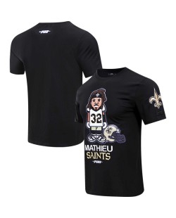 Tyrann Mathieu New Orleans Saints Pro Standard Spieler Avatar Grafik-T-Shirt – Schwarz