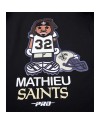 Tyrann Mathieu New Orleans Saints Pro Standard Spieler Avatar Grafik-T-Shirt – Schwarz