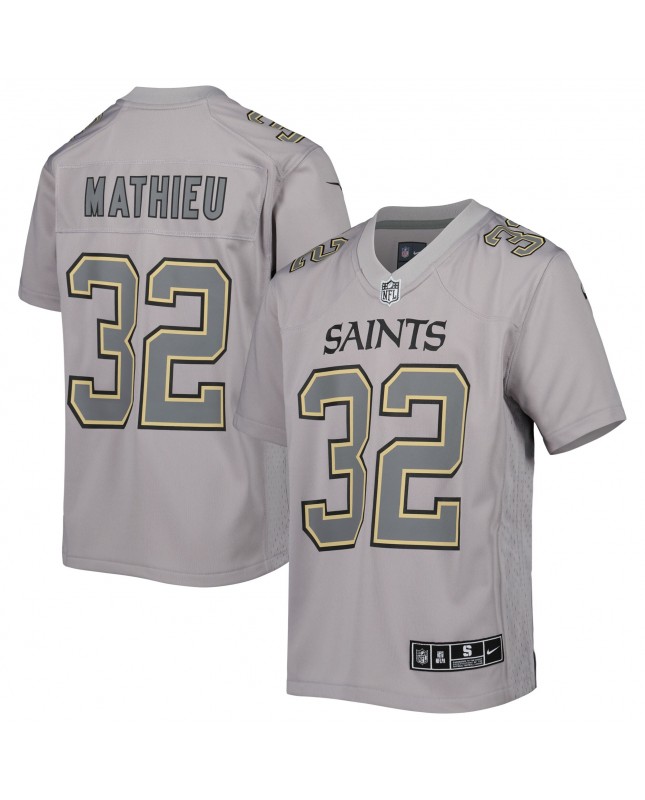 Tyrann Mathieu New Orleans Saints Nike Atmosphere Spieler Trikot für Jugendliche – Grau