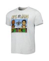 Jarvis Landry & Tyrann Mathieu New Orleans Saints Hommage Unisex NFL Jam Tri-Blend T-Shirt – Heather Grey