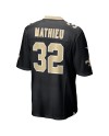 Tyrann Mathieu New Orleans Saints Nike Jugend-Spieler Trikot – Schwarz