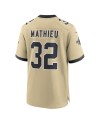 Tyrann Mathieu New Orleans Saints Nike Gameday Golds AlternateSpielertrikot – Gold