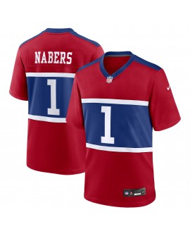 Malik Nabers New York Giants Nike Jugend-Spieler Trikot – Rot
