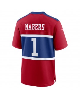 Malik Nabers New York Giants Nike Jugend-Spieler Trikot – Rot