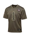 Malik Nabers New York Giants Nike Jugend 2025 Salute to Service Spieler Trikot – Olivgrün