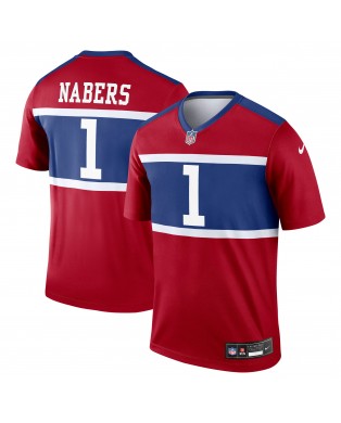 Malik Nabers New York Giants Nike Legend Spieler Performance Top – Rot