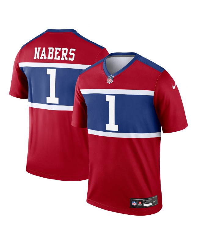 Malik Nabers New York Giants Nike Legend Spieler Performance Top – Rot