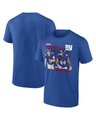 Cam Skattebo & Jaxson Dart New York Giants Spieler-T-Shirt – Royal