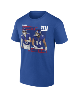 Cam Skattebo & Jaxson Dart New York Giants Spieler-T-Shirt – Royal